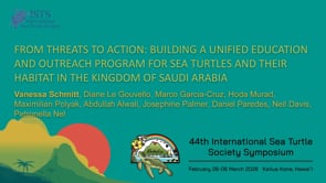 FROM THREATS TO ACTION: BUILDING A UNIFIED EDUCATION AND OUTREACH PROGRAM FOR SEA TURTLES AND THEIR HABITAT IN THE KINGDOM OF SAUDI ARABIA