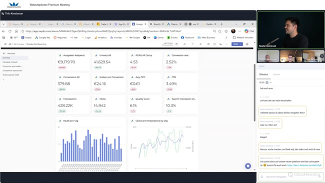 Conversion-Killer auf Landingpages, die Gefahr von „Billig-Klicks“ im Display-Netzwerk, Analyse „einschlafender“ PMax-Kampagnen, Budget-Skalierung und saisonale Zyklen mit Malte vom 07.05.26