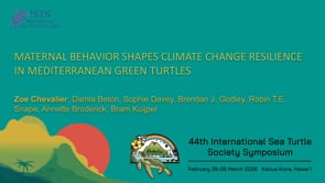 MATERNAL BEHAVIOR SHAPES CLIMATE CHANGE RESILIENCE IN MEDITERRANEAN GREEN TURTLES
