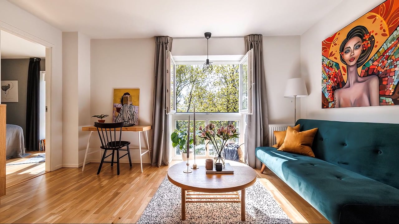 2 rum Lägenhet på Gamla Huddingevägen 441 Örby Stockholms kommun - video