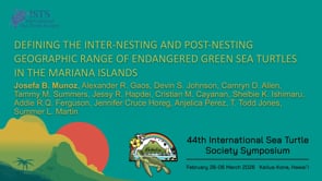 DEFINING THE INTER-NESTING AND POST-NESTING GEOGRAPHIC RANGE OF ENDANGERED GREEN SEA TURTLES IN THE MARIANA ISLANDS