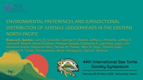 ENVIRONMENTAL PREFERENCES AND JURISDICTIONAL DISTRIBUTION OF JUVENILE LOGGERHEADS IN THE EASTERN NORTH PACIFIC