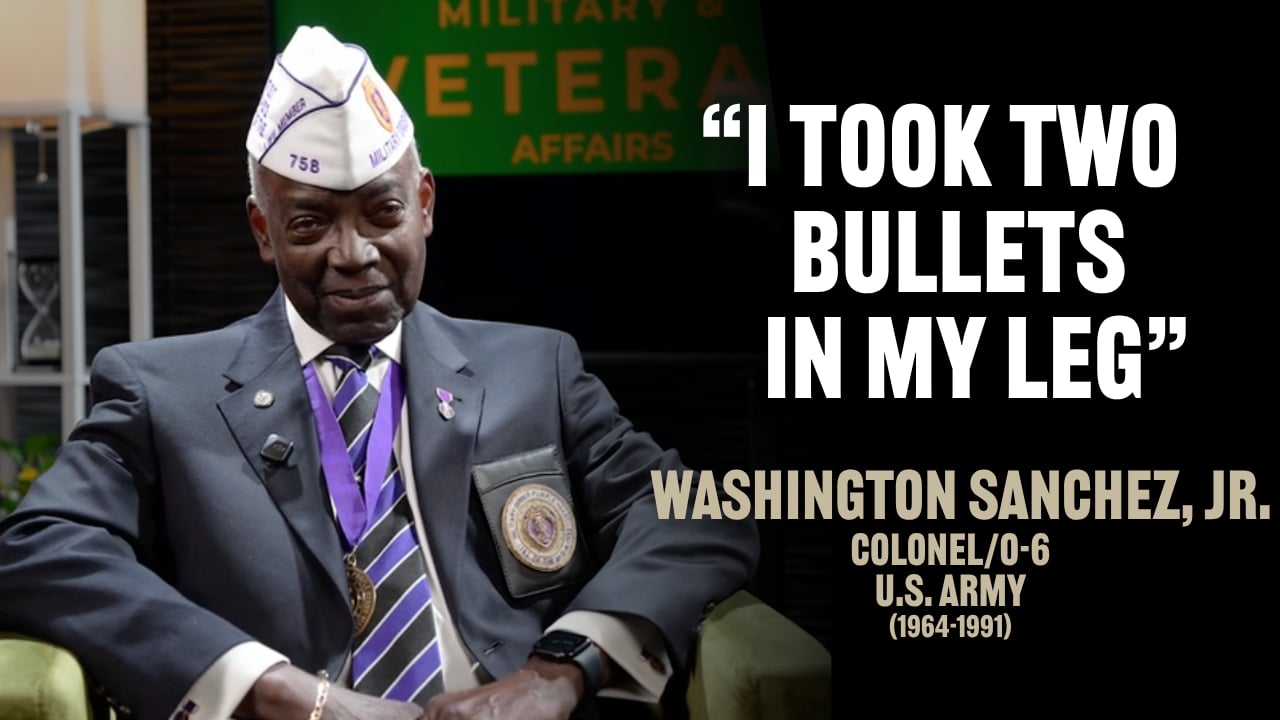 COL Washington Sanchez, Jr. - "I took two bullets in my leg"