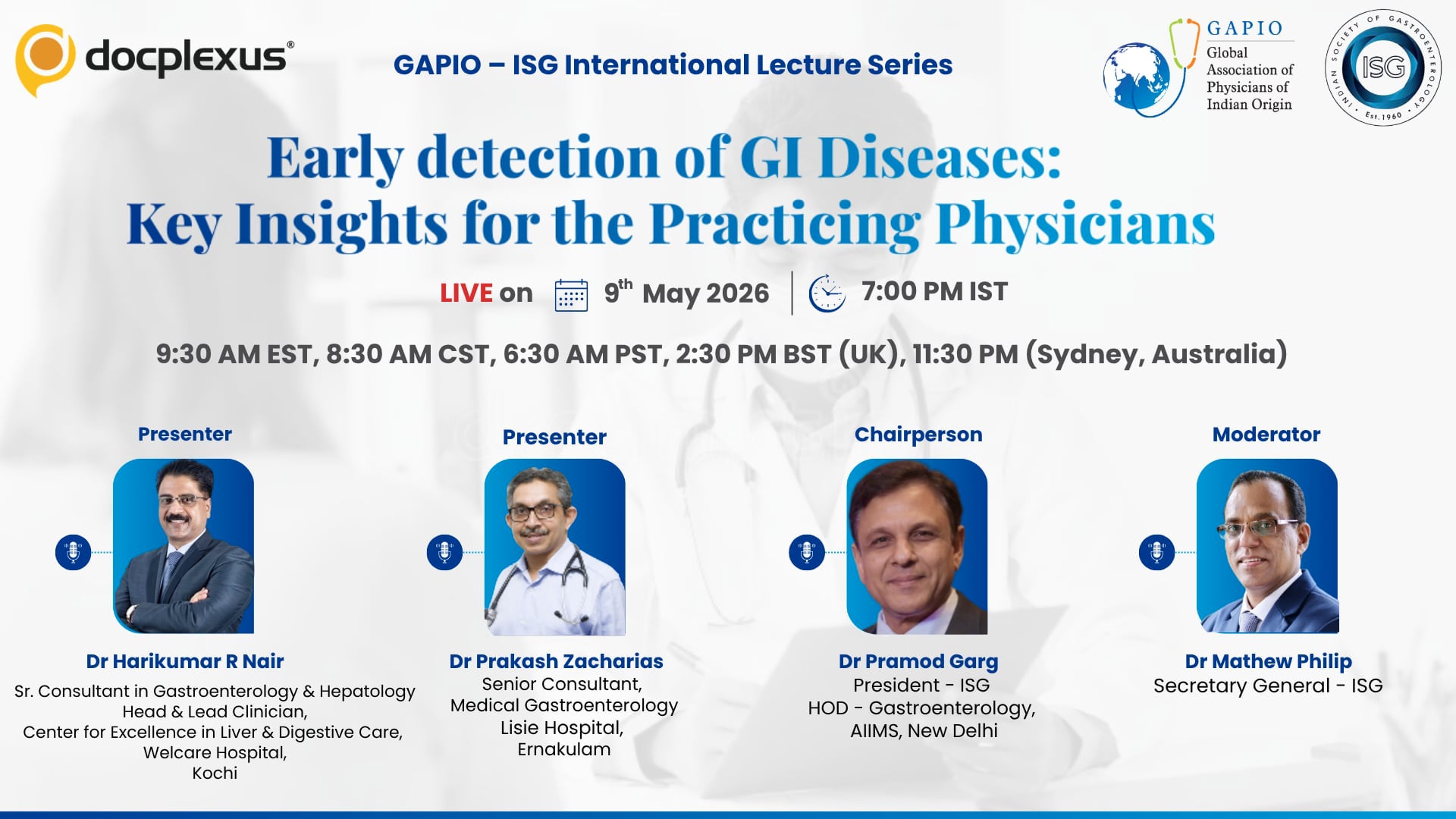 Early Detection of GI Diseases: Key Insights for the Practicing Physicians