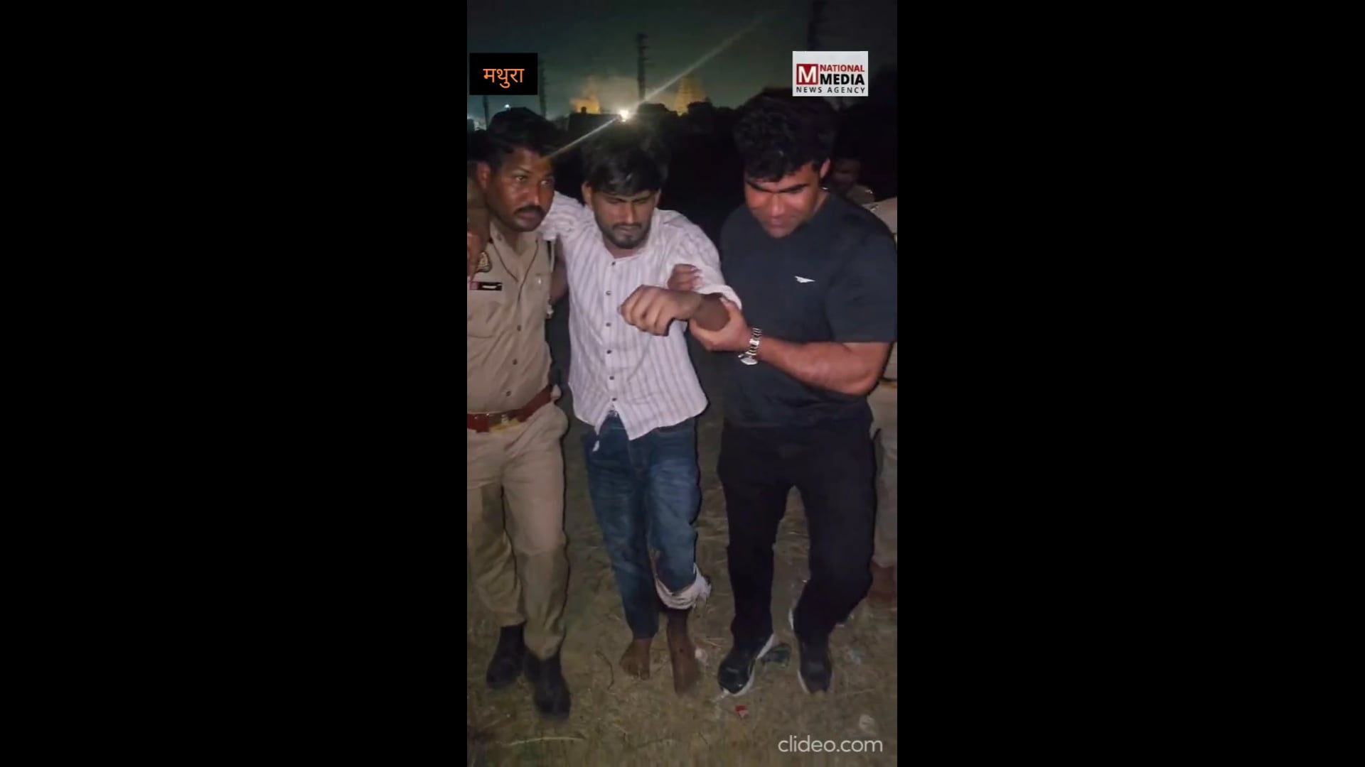 मथुरा में पुलिस मुठभेड़: तार चोरी गैंग के 3 बदमाश गिरफ्तार, एक के पैर में लगी गोली