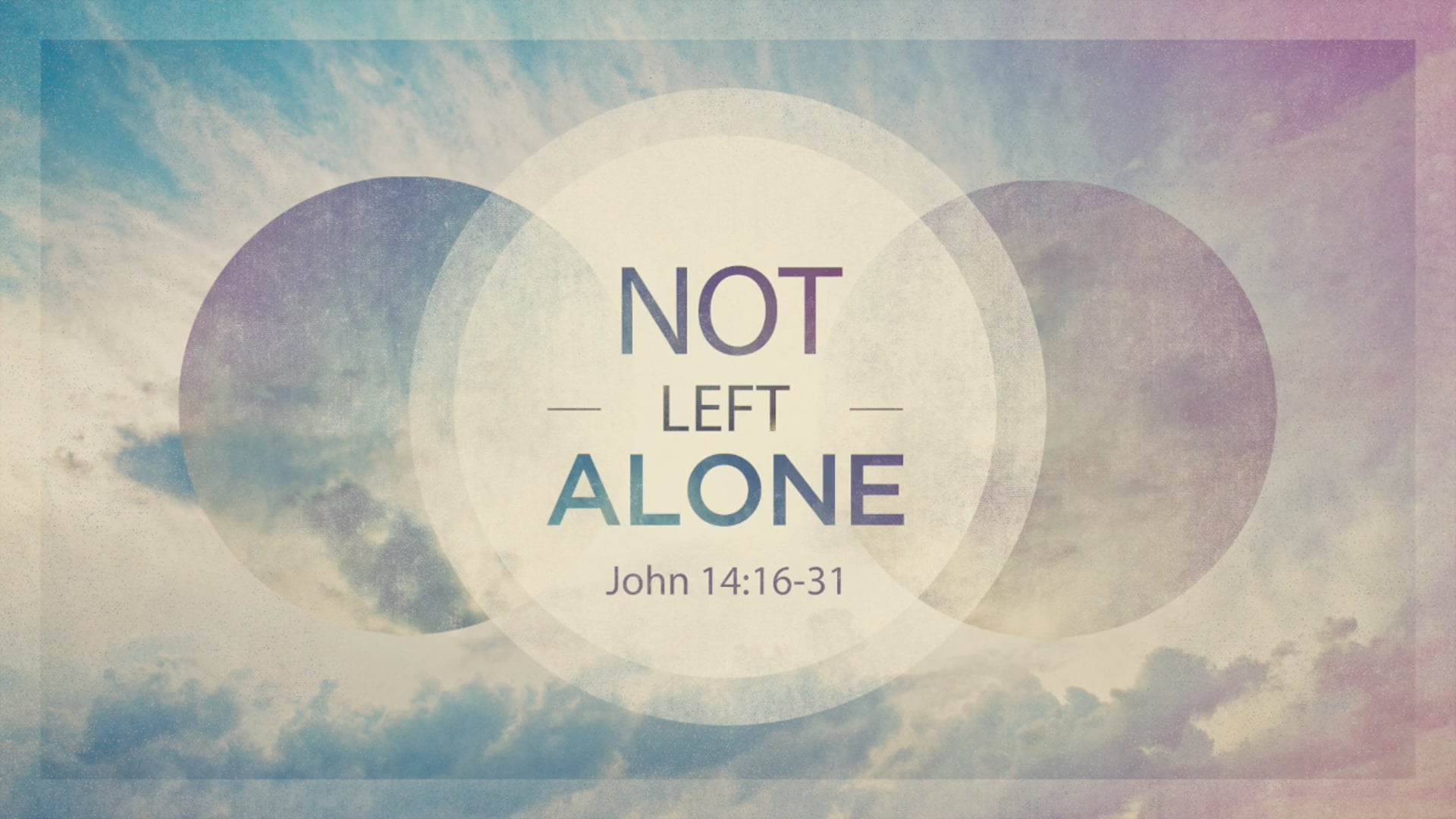 John 14:16-31 (Not Left Alone)