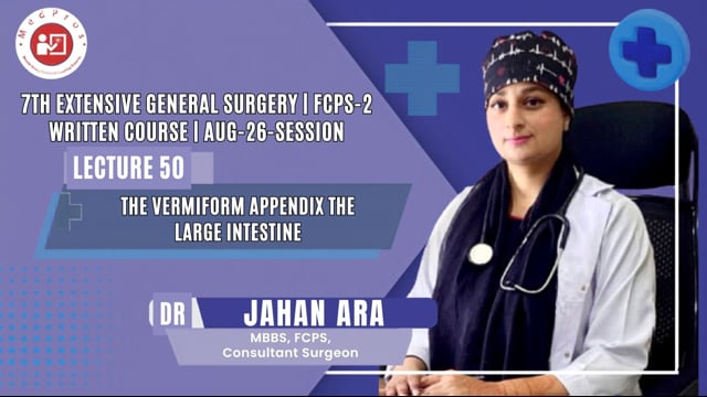 Lecture-50 || Dr Jahan ara