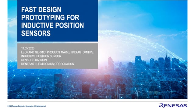 Fast design prototyping for inductive position sensors