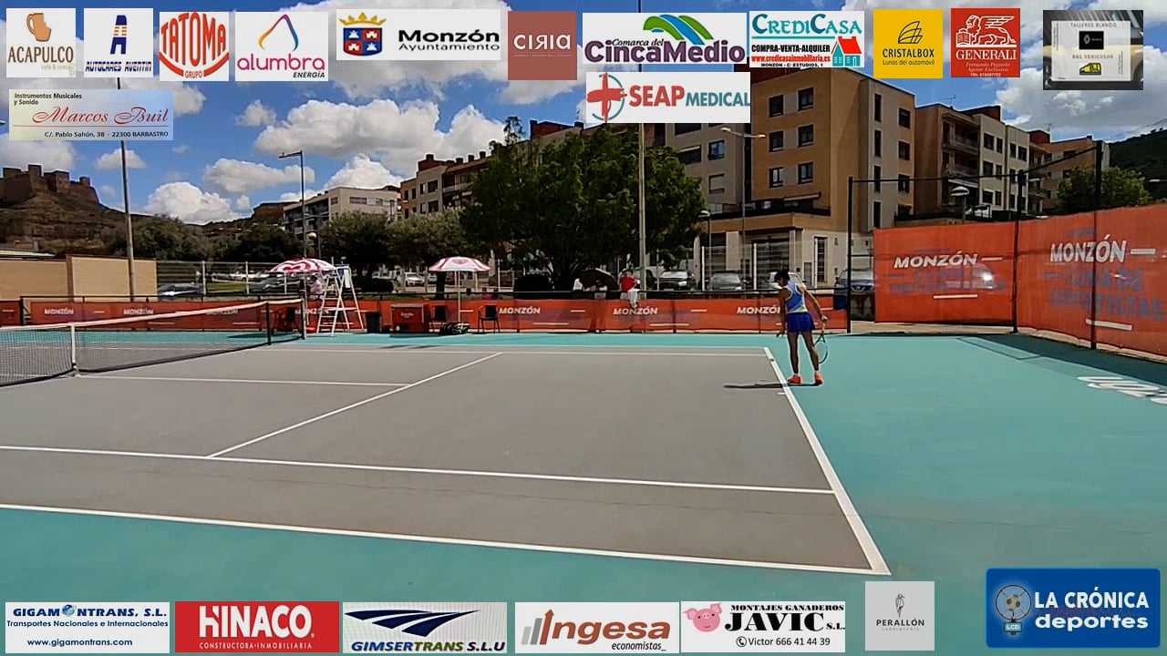 PRIMEROS PARTIDOS DEL TORNEO CONCHITA MARTINEZ DE TENIS EN MONZÓN