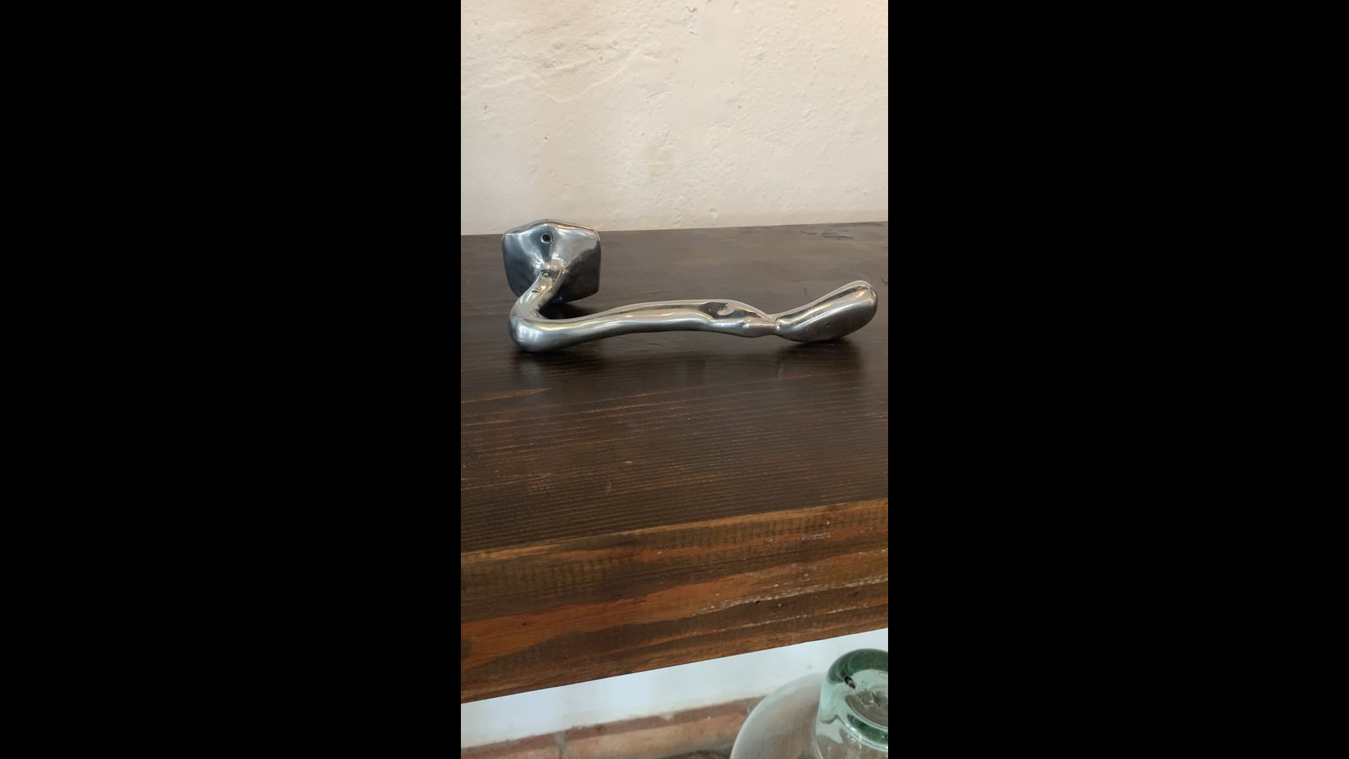 Organic Modern Cast Aluminum Toilet Paper Holder by David Marshall