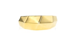 14kt Yellow Gold Faceted Ring