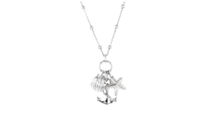 Sterling Silver Coastal Charm Necklace