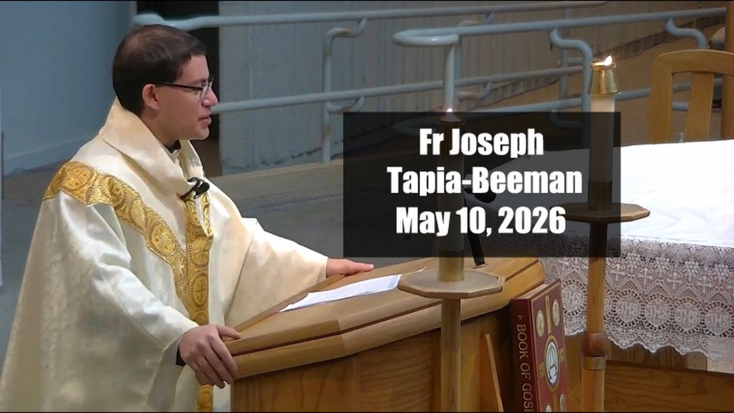 Fr Joseph Homily May 10 2026 | Videos & Movies on Vimeo