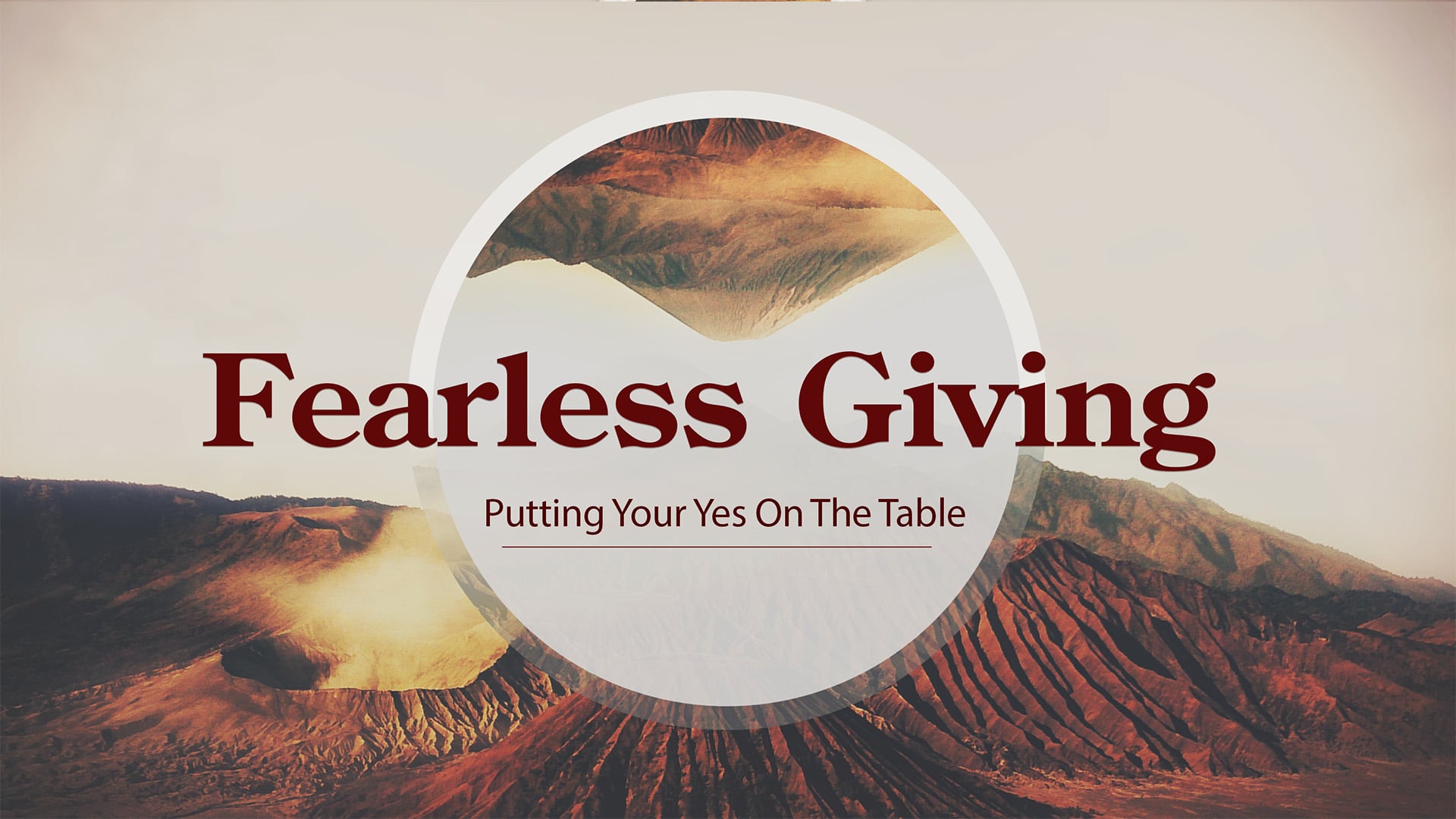 Fearless Giving, Part 2 - May 10, 2026  9:30 AM
