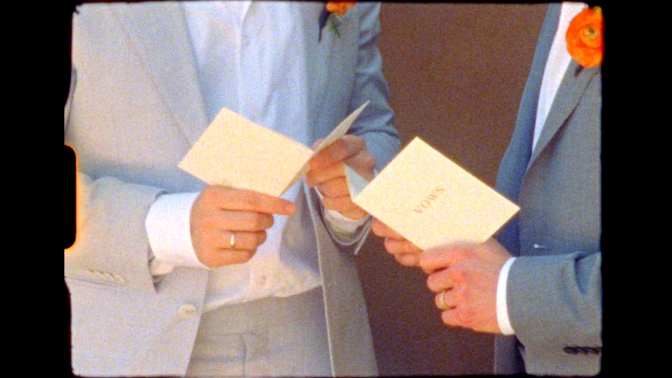 Erik & Fernando’s Queer Love Story: A Super 8mm Film Documentary Wedding Video at Bacari Silver Lake
