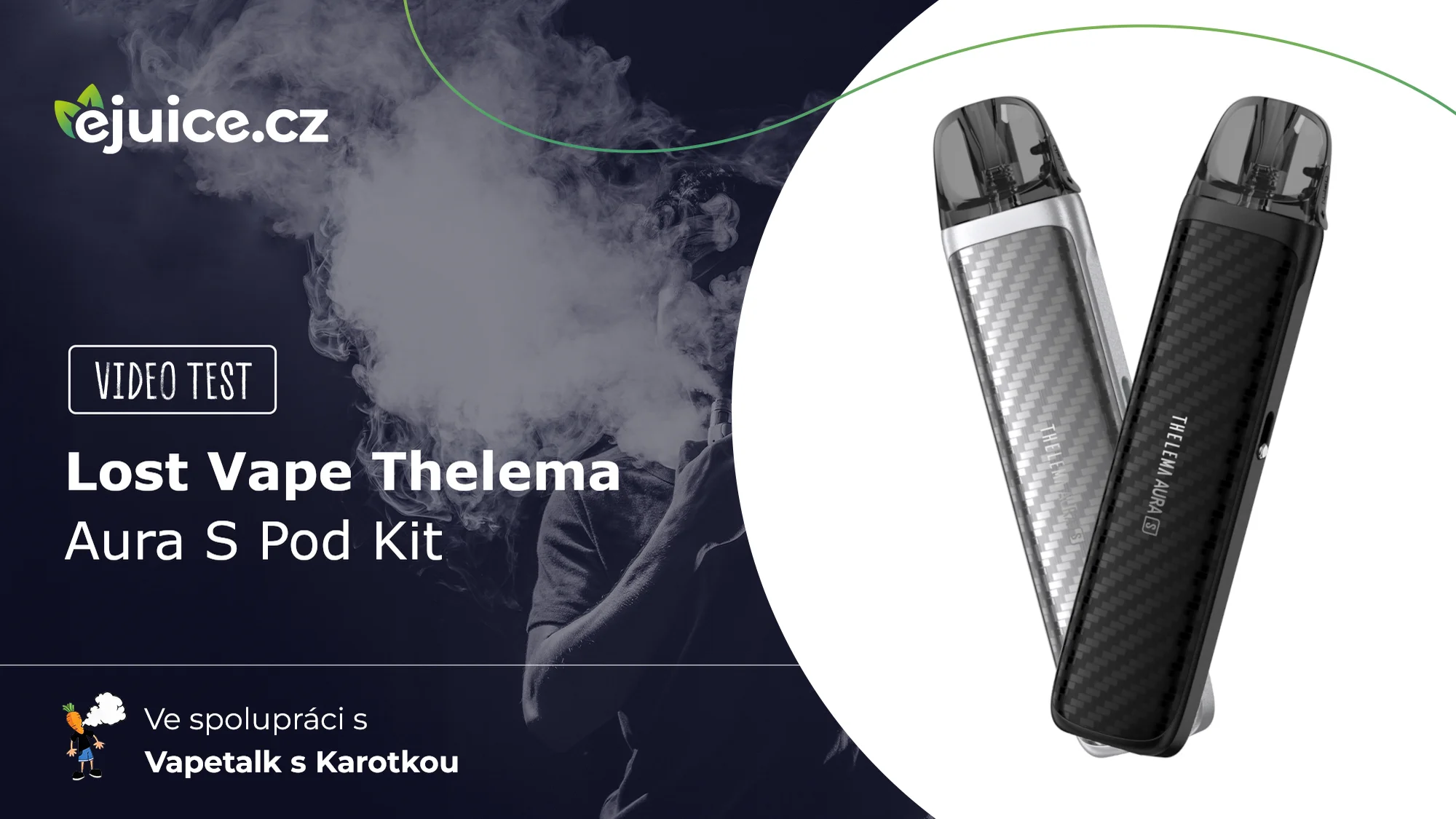 Lost Vape Thelema Aura S Pod Kit - video test (CZ)