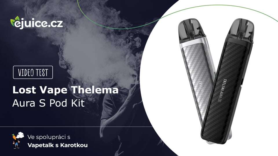 Lost Vape Thelema Aura S Pod Kit - video test (CZ)
