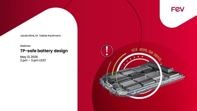Thermal-propagation-safe battery design – from concept to compliance