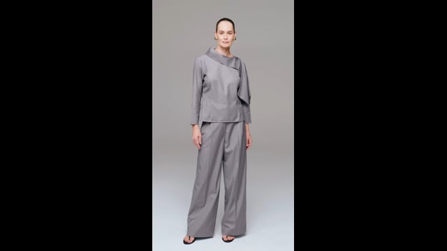 Calça Alfaiataria Chumbo Catarina