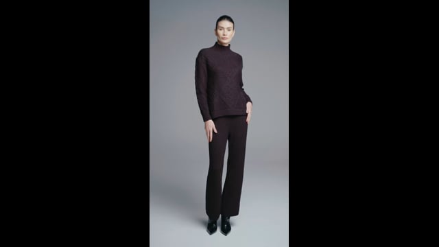 Conjunto Tricot Preto Livia