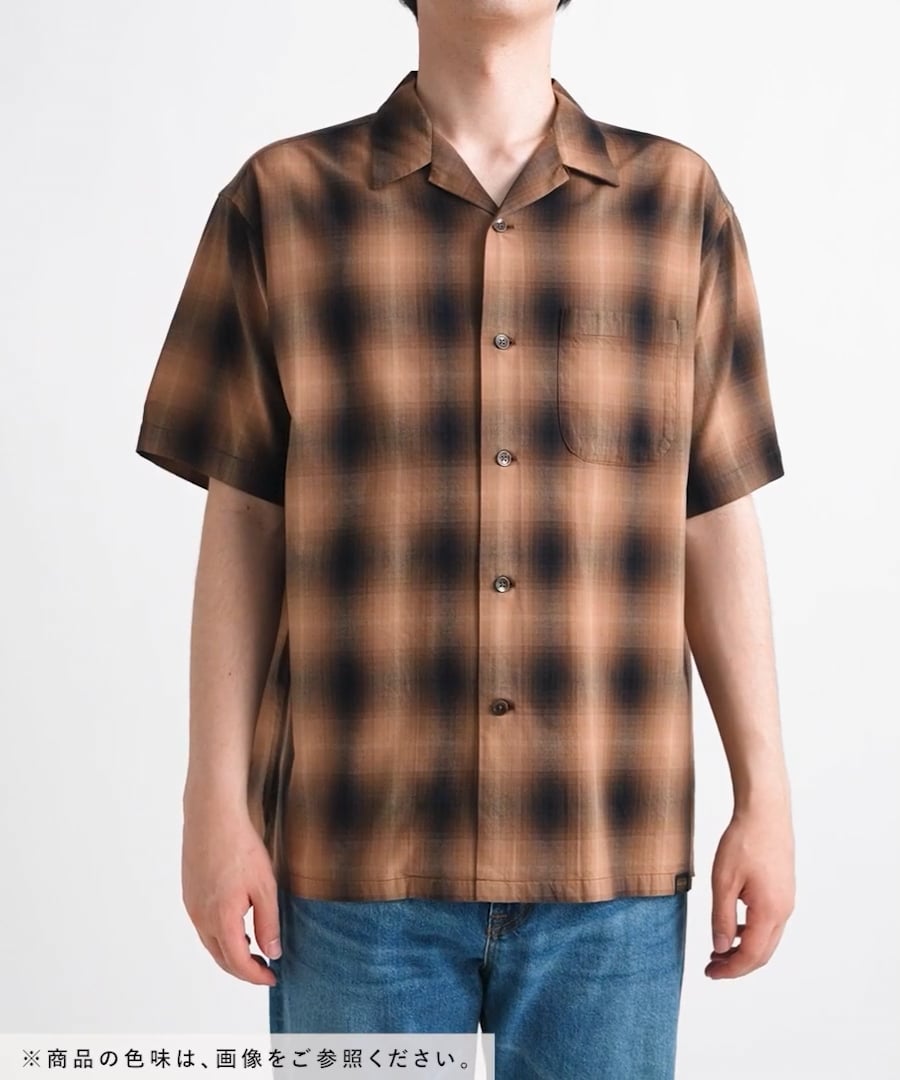 PENDLETON(ペンドルトン)】別注コットンレーヨンオープンカラーシャツ