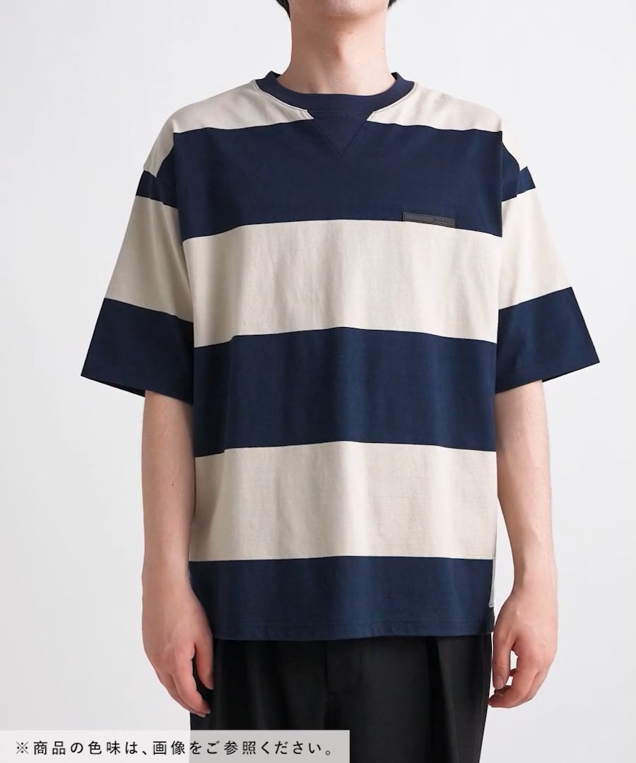 ◆ぐりたん◆ NUMERALS]STRIPED SHORT SLEEVE T-SHIRT | [公式]ニコアンド（niko and