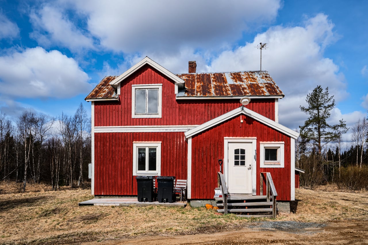 Gård med jordbruk på Norrlångträsk 72 Skellefteå kommun - video