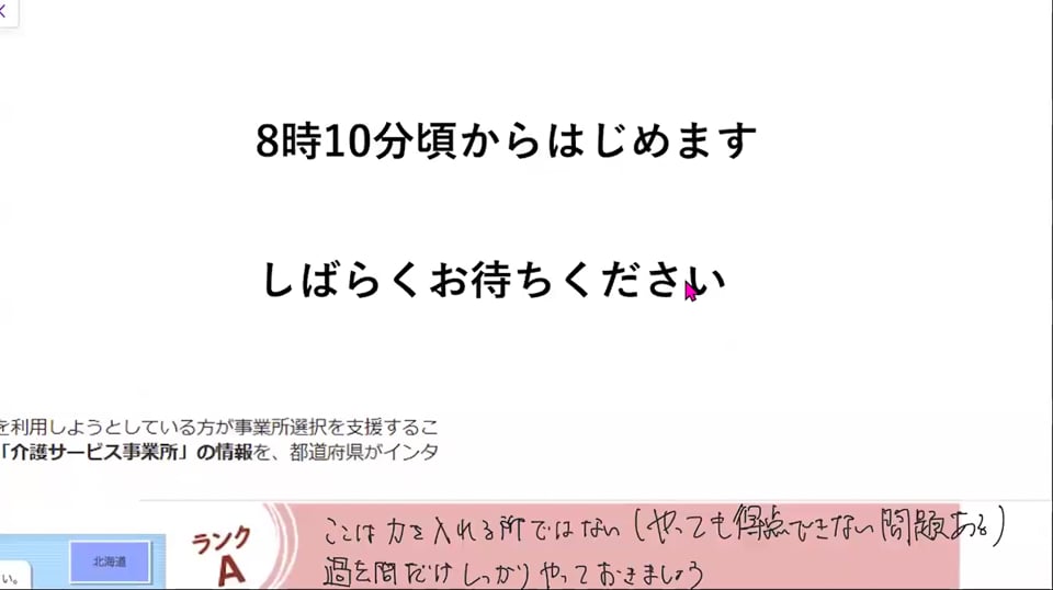 14章　介護サービス情報の公表の授業画面