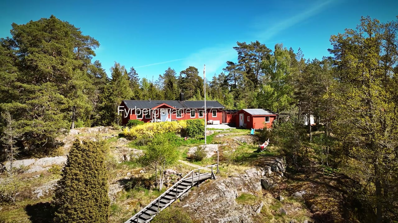 3 rum Vinterbonat fritidshus på Fejbol Fyrbergsvägen 37 Sparreholm Flens kommun - video