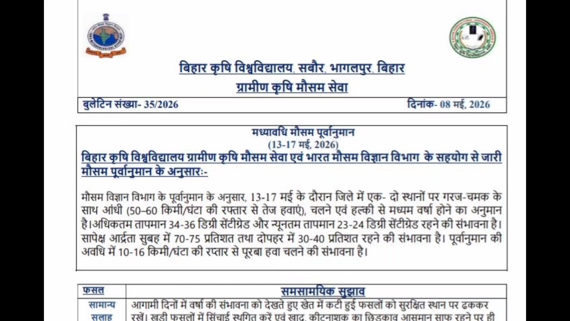 गरजेगा बादल, दौड़ेगी आंधी: बिहार में बदलेगा मौसम का मिजाज, किसानों की बढ़ी चिंता