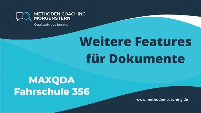 1.6 Weitere Features für die Arbeit mit Dokumenten