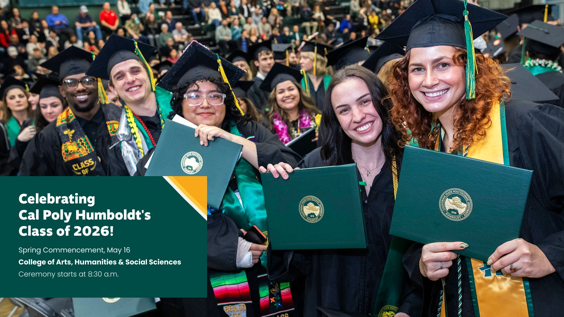 8:30 AM Cal Poly Humboldt Spring 2026 Commencement - College of Arts ...