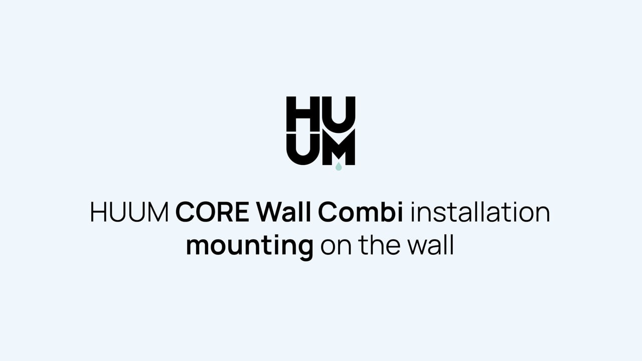 CORE Wall Combi - mounting on the wall