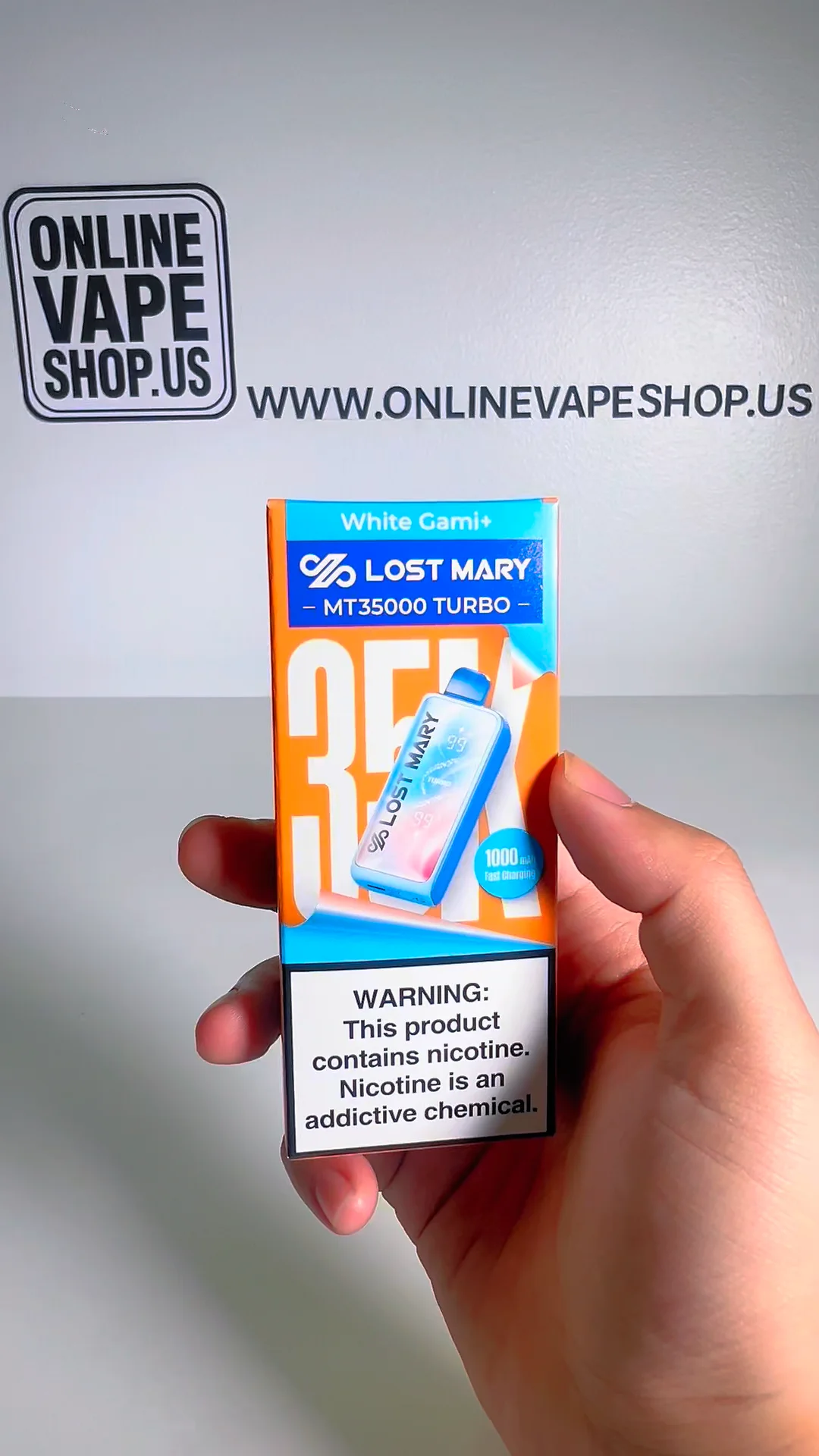 what flavor is gami lost mary White Gami+ - Lost Mary MT35000 Turbo