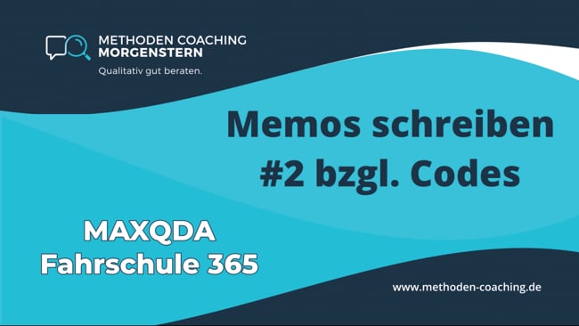 2.1.A Memos schreiben | 2. im Kontext von Codes