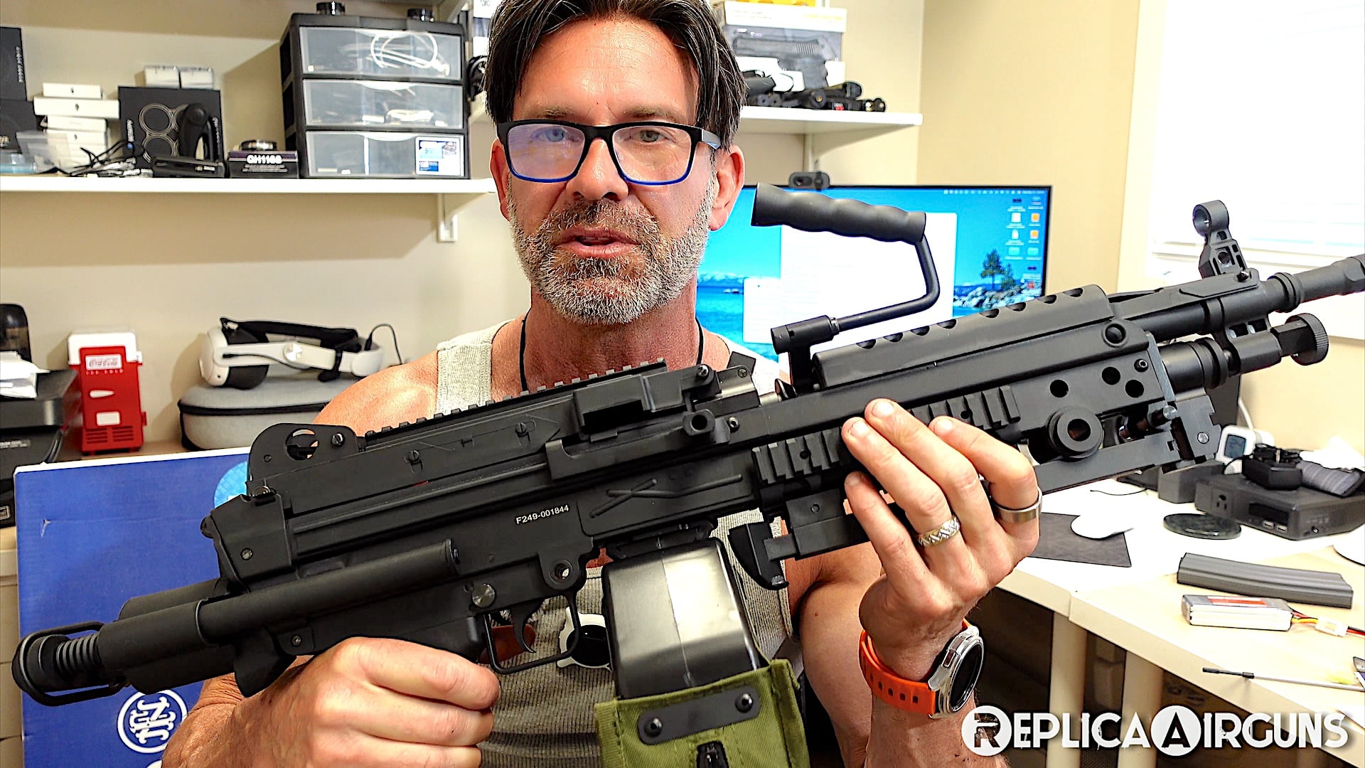 Specna Arms SA-F249 FN Machine Gun AEG Airsoft Rifle Table Top Review