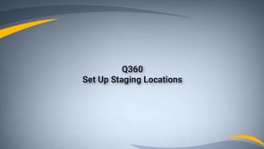 Set Up and Use Staging Locations