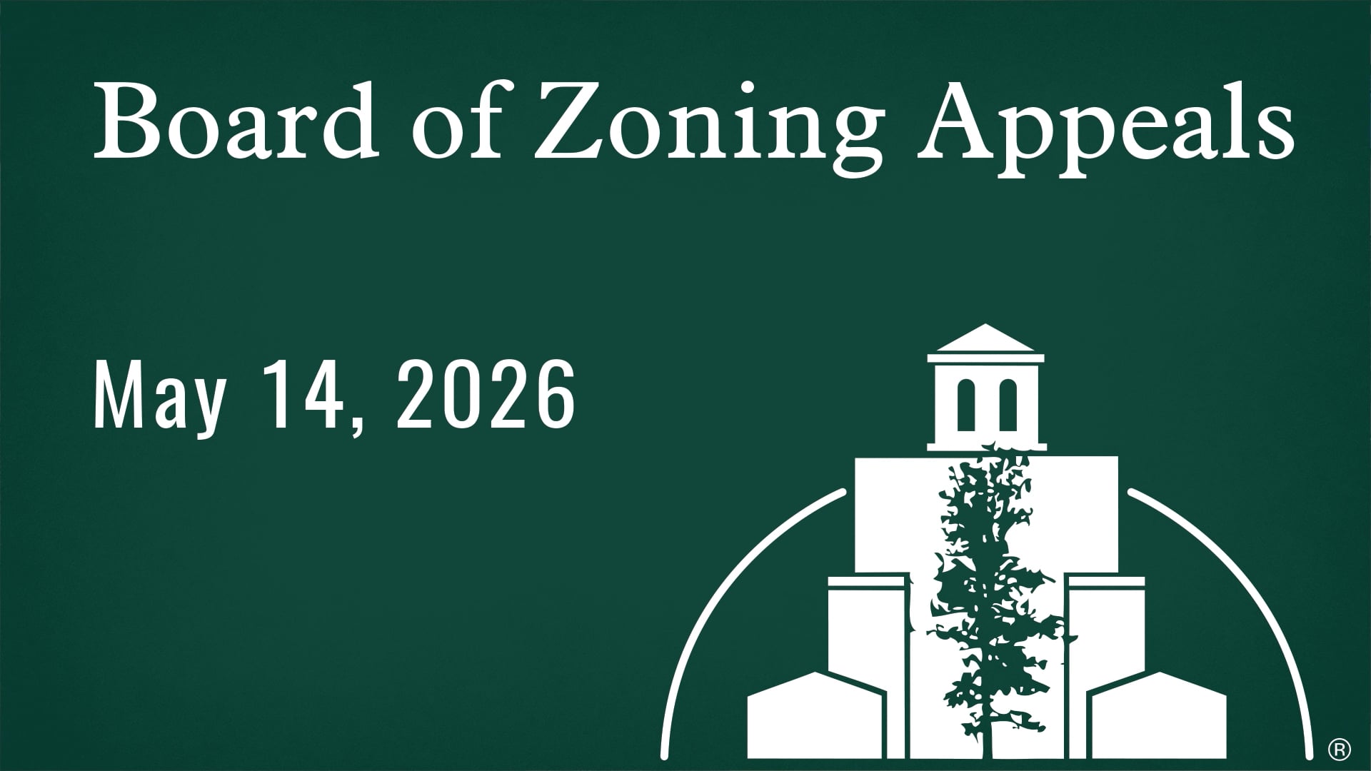 Board of Zoning Appeals May 2026