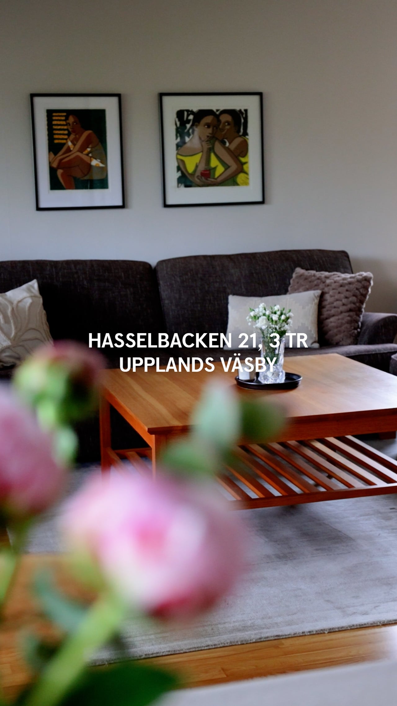 3 rum Lägenhet på Hasselbacken 21, 3 tr Centrala Väsby Upplands Väsby kommun - video