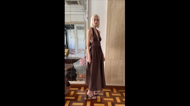 Vestido Antonella Café