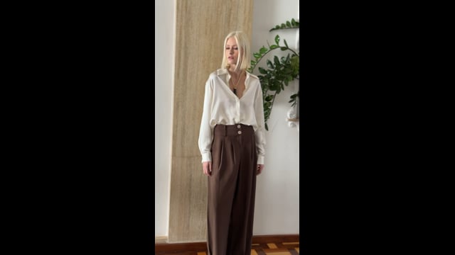 Camisa Seda Off-White 