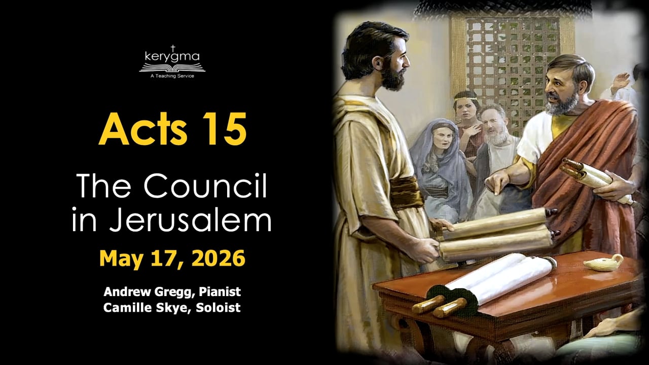 The Acts of the Apostles: Acts 15 - The Council in Jerusalem
