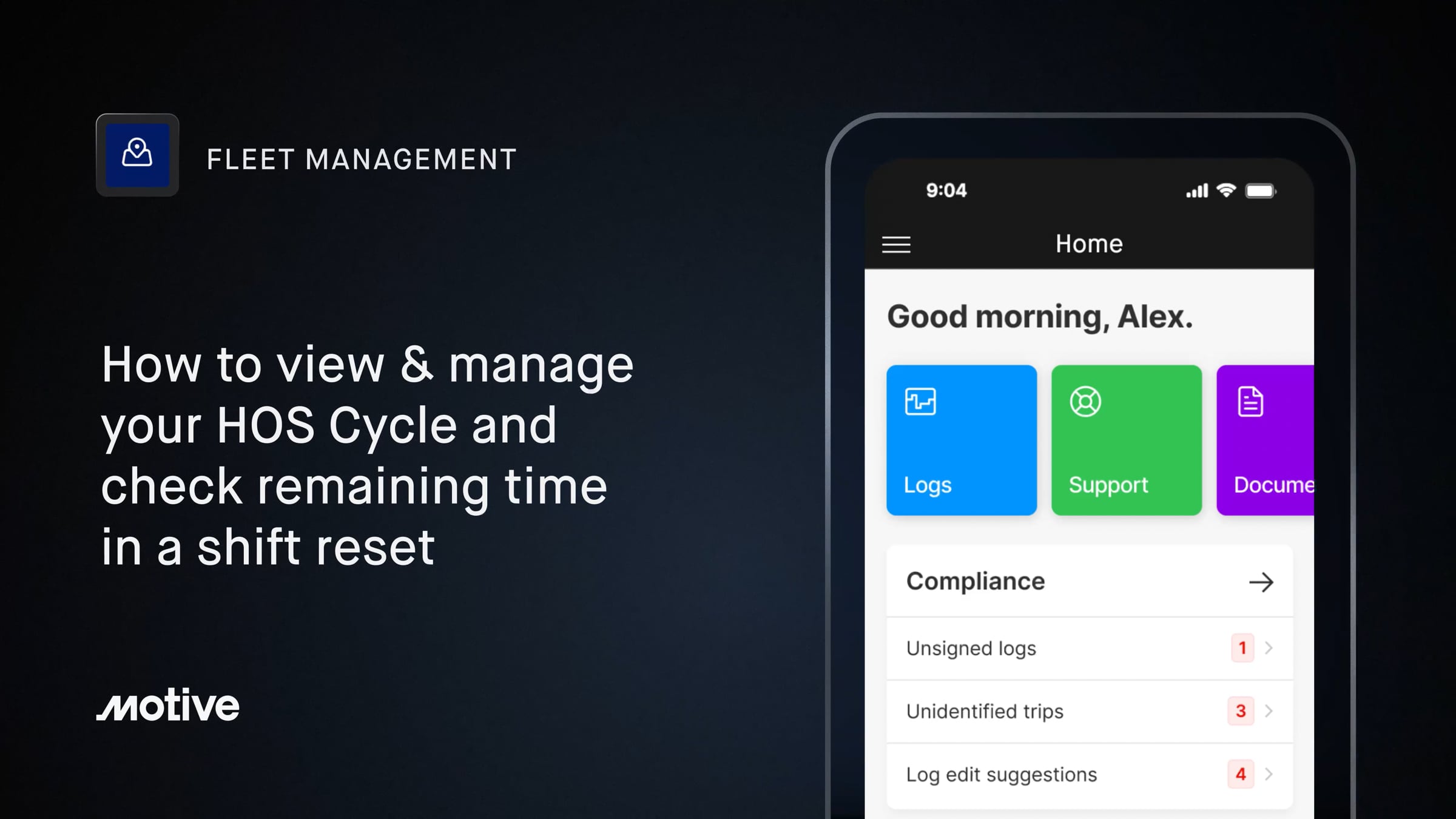 Motive Driver App HOS Management | Videos & Movies on Vimeo