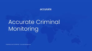 Accurate Criminal Monitoring