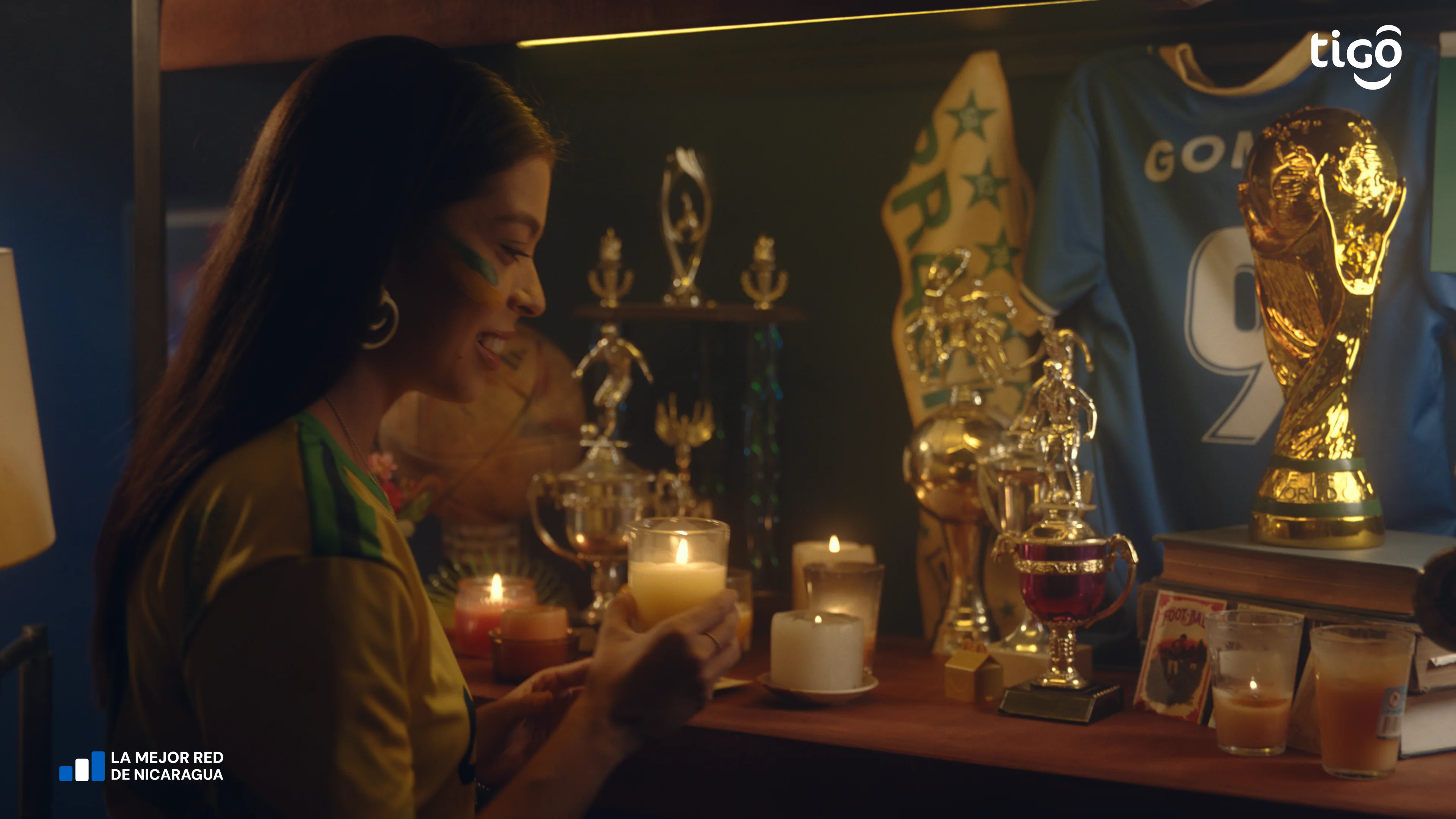 Tigo Rituales — frame from commercial colored by Jakob Martinez