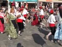 Engegada dels actes previs inicials del 51è Aplec de la Sardana de l'Escala