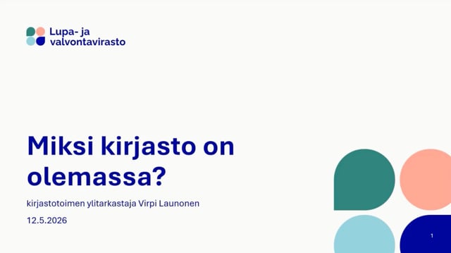 Virpi Launonen: Miksi kirjasto on olemassa?