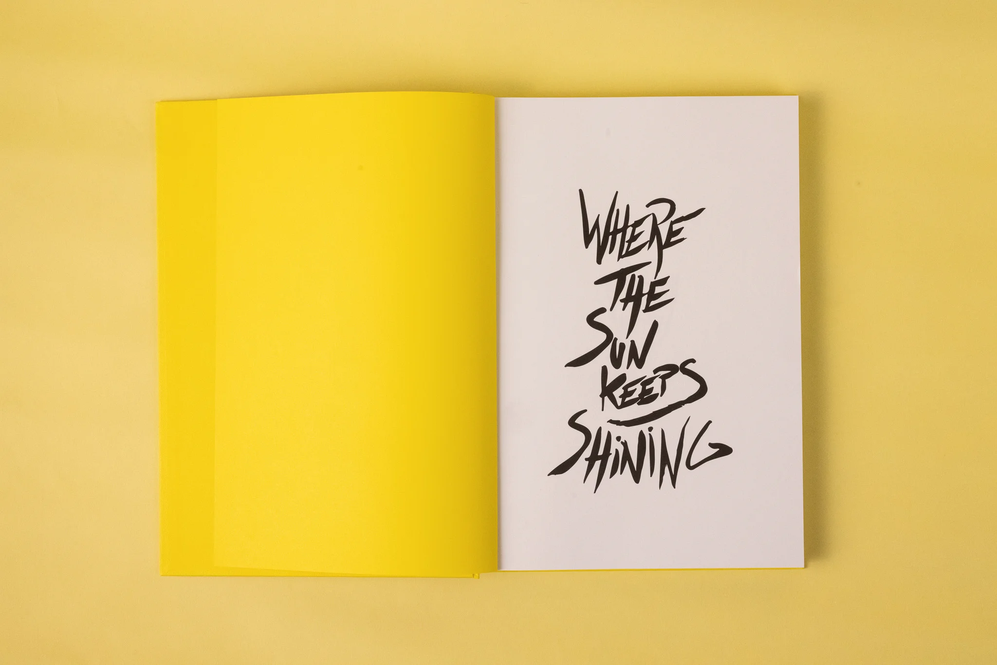 Where the Sun Keeps Shining - Art Book