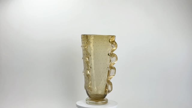 Vaso Âmbar com Abas