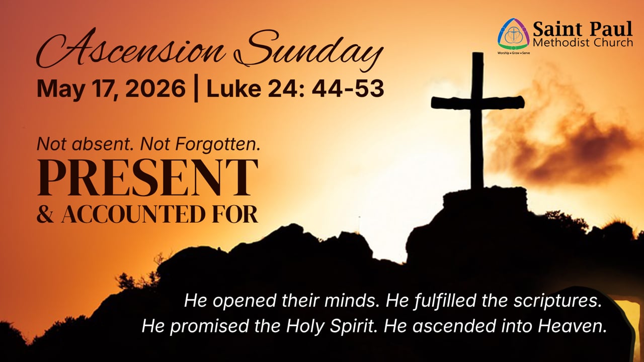 Worship Service - 05-17-2026 - SERMON ONLY: Luke 24:44-53